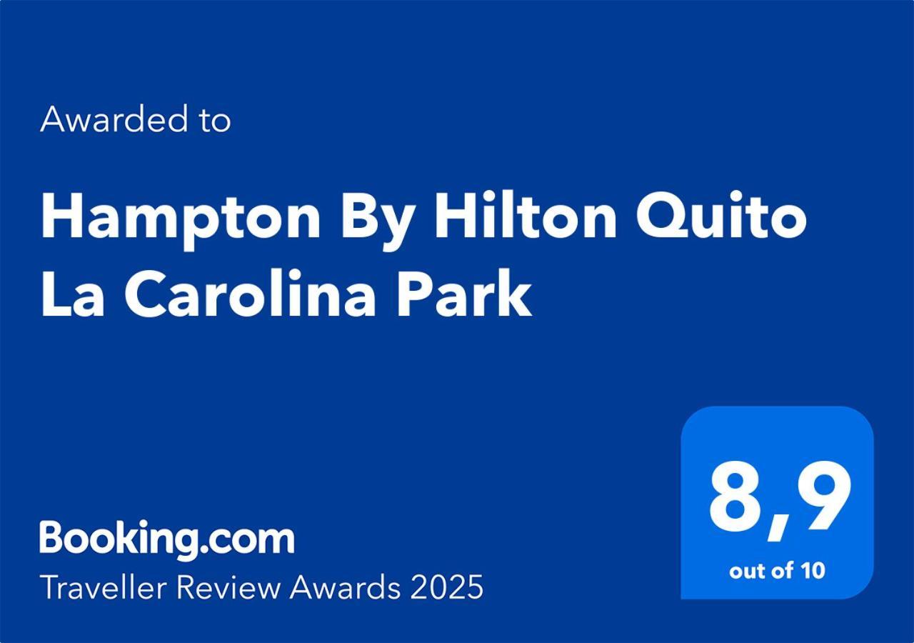 Hampton By Hilton Quito La Carolina Park Hotel Exterior photo
